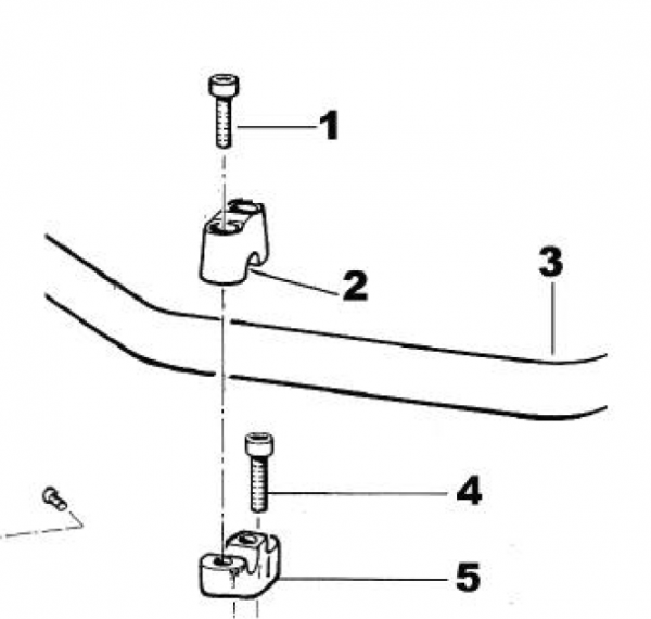 Lenkerklemmung oben, MX Junior 22 mm Lenker , # 72015,
